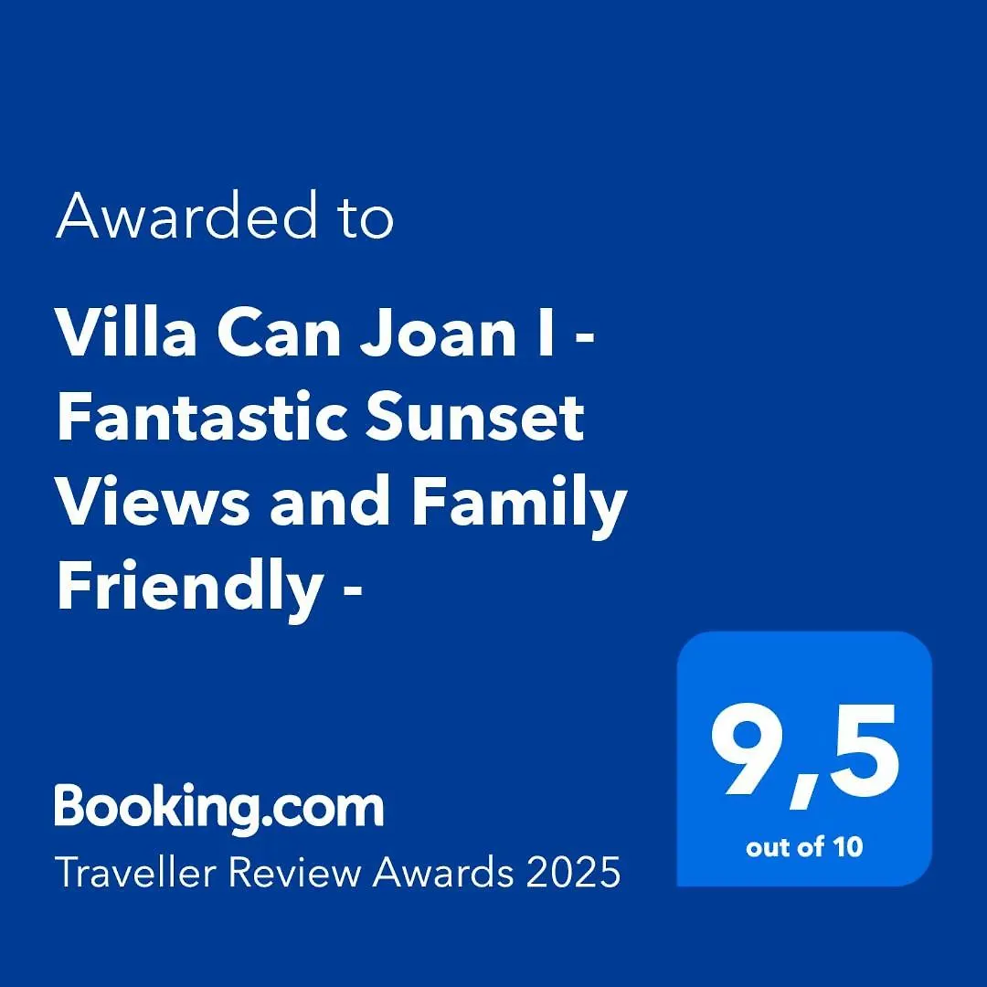 Villa Can Joan I - Fantastic Sunset Views And Family Friendly - San Antonio